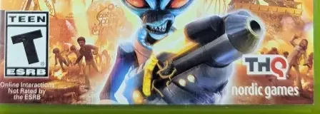 Destroy All Humans! Path of the Furon, the ESRB box on its front