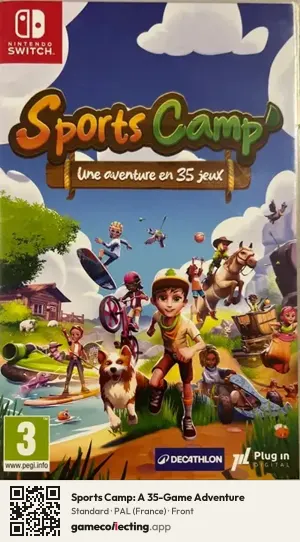 Sports Camp: A 35-Game Adventure Nintendo Switch, France box front