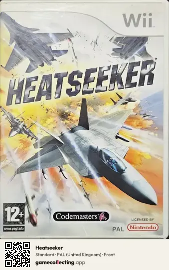 Heatseeker Nintendo Wii, United Kingdom box front