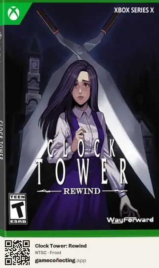 Clock Tower: Rewind Xbox Series X, NTSC box front