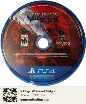 Vikings: Wolves of Midgard PlayStation 4, NTSC disc