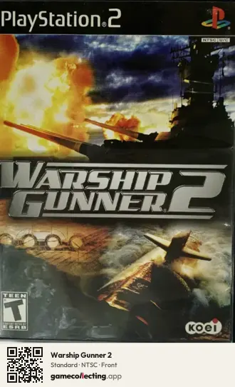 Warship Gunner 2 PlayStation 2, NTSC box front