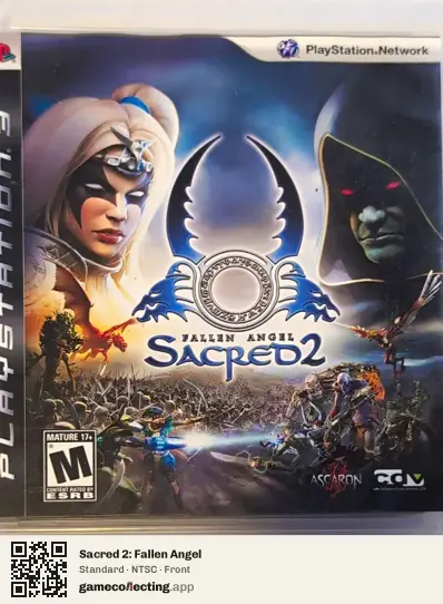 Sacred 2: Fallen Angel PlayStation 3, NTSC box front