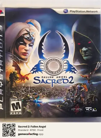 Sacred 2: Fallen Angel PlayStation 3, NTSC box front