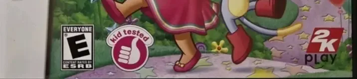 Dora's Big Birthday Adventure, the ESRB box on its front