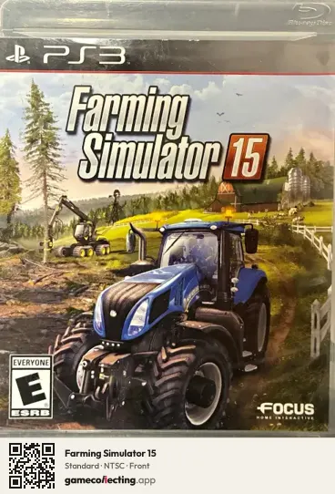 Farming Simulator 15 PlayStation 3, NTSC box front