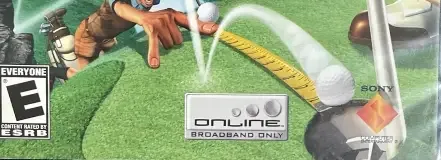 Hot Shots Golf Fore!, the ESRB box on its front