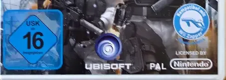 Tom Clancy's Ghost Recon, the USK square on its front