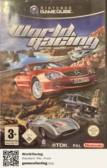 World Racing Nintendo GameCube, PAL box front