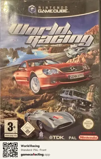 World Racing Nintendo GameCube, PAL box front