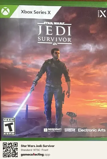 Star Wars Jedi: Survivor Xbox Series X, NTSC box front