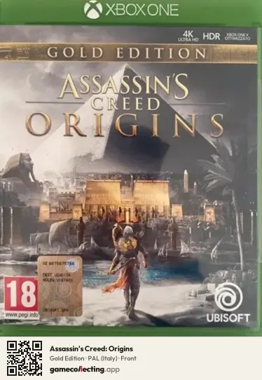Assassin's Creed: Origins Xbox One, Italy box front