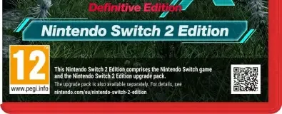 Xenoblade Chronicles X: Definitive Edition, the PEGI square on its front