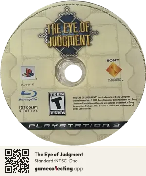 The Eye of Judgment PlayStation 3, NTSC disc