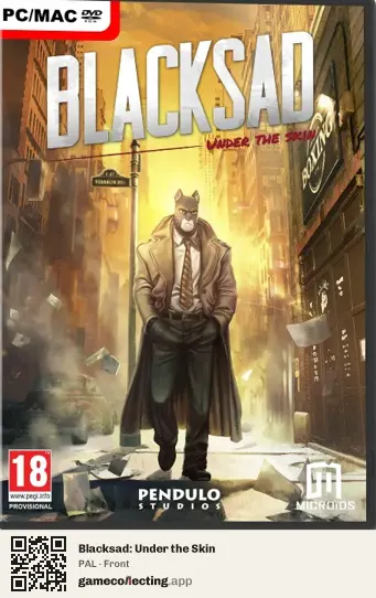 Blacksad: Under the Skin Computer, PAL box front