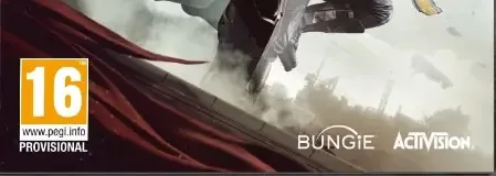Destiny 2, the PEGI square on its front