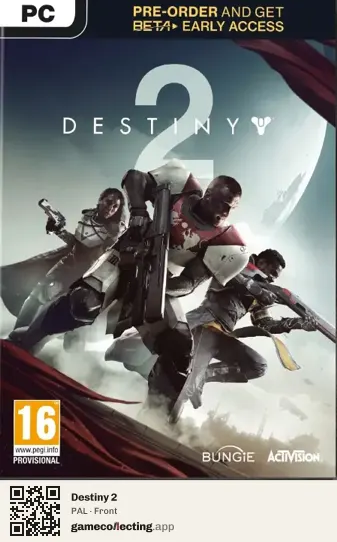 Destiny 2 Computer, PAL box front