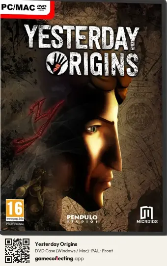Yesterday Origins Computer, PAL box front
