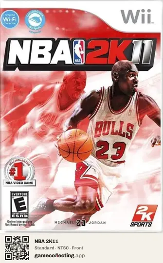 NBA 2K11 Nintendo Wii, NTSC box front