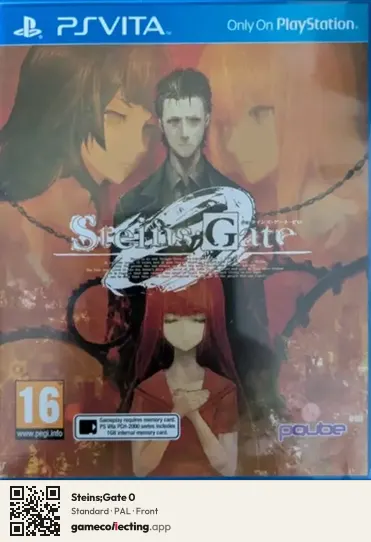 Steins;Gate 0 PlayStation Vita, PAL box front