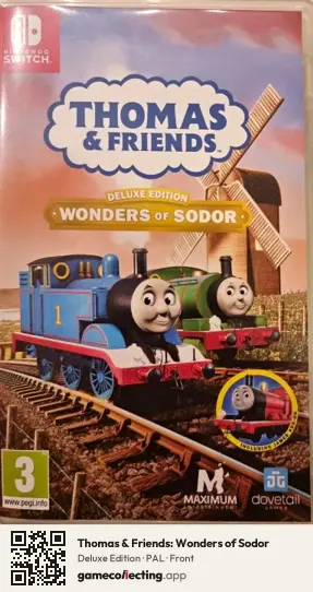 Thomas & Friends: Wonders of Sodor Nintendo Switch, PAL box front