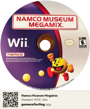 Namco Museum Megamix Nintendo Wii, NTSC disc