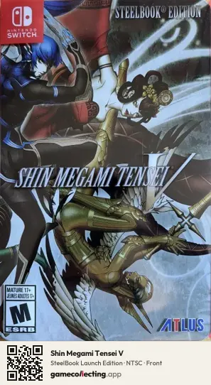 Shin Megami Tensei V Nintendo Switch, NTSC box front