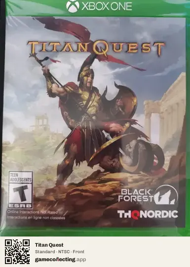 Titan Quest Xbox One, NTSC box front
