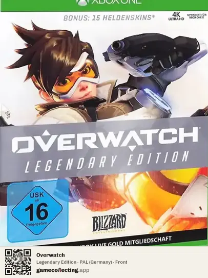 Overwatch Xbox One, Germany box front