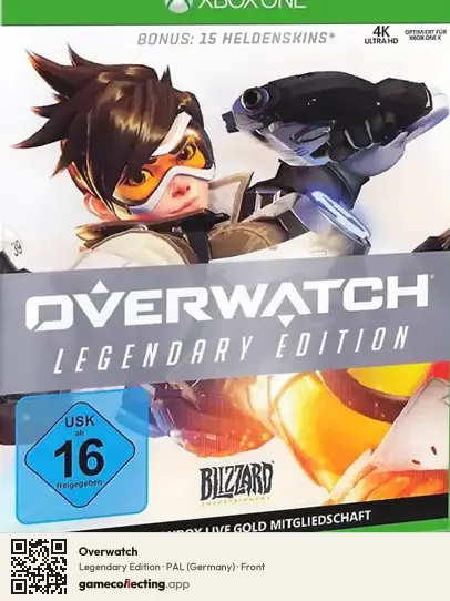 Overwatch Xbox One, Germany box front