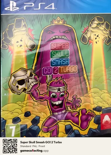 Super Skull Smash GO! 2 Turbo PlayStation 4, PAL box front