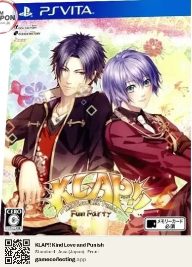 KLAP!! Kind Love and Punish PlayStation Vita, Japan box front
