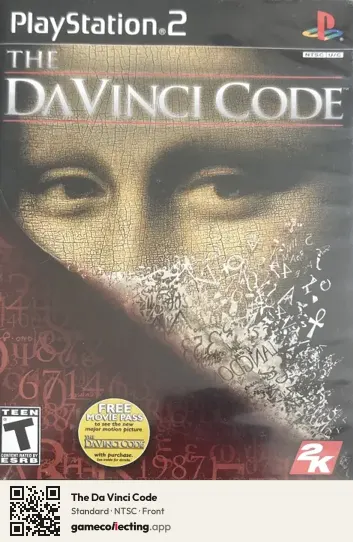 The Da Vinci Code PlayStation 2, NTSC box front