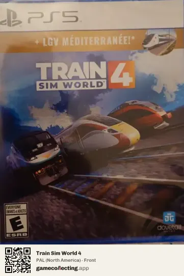 Train Sim World 4 PlayStation 5, North America box front