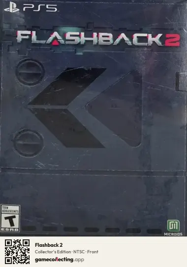 Flashback 2 PlayStation 5, NTSC box front