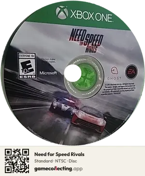Need for Speed Rivals Xbox One, NTSC disc