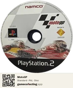 MotoGP PlayStation 2, PAL disc