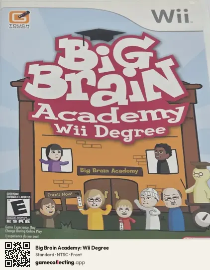 Big Brain Academy: Wii Degree Nintendo Wii, NTSC box front