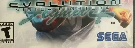 Virtua Fighter 4 Evolution, the ESRB box on its front