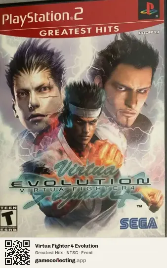 Virtua Fighter 4 Evolution PlayStation 2, NTSC box front