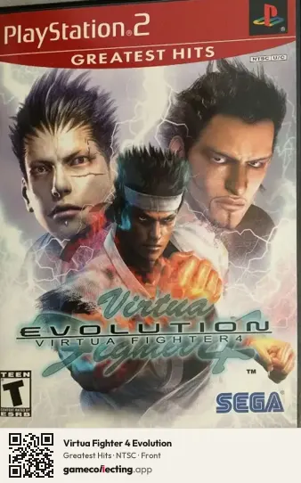 Virtua Fighter 4 Evolution PlayStation 2, NTSC box front