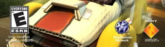 LittleBigPlanet Karting, the ESRB box on its front