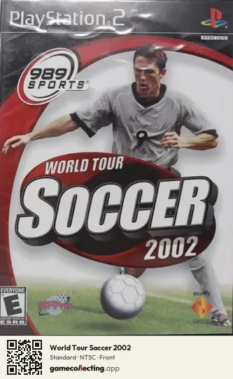 World Tour Soccer 2002 PlayStation 2, NTSC box front