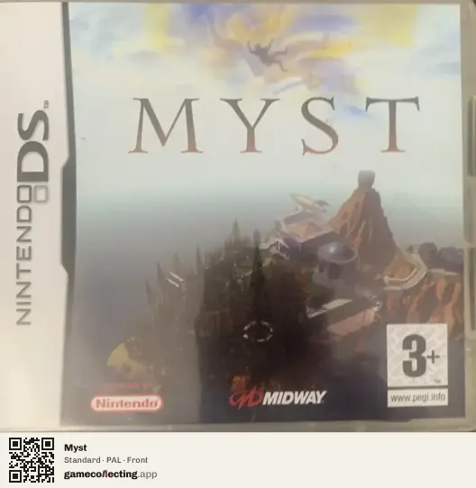 Myst Nintendo DS, PAL box front