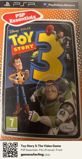 Toy Story 3: The Video Game PlayStation Portable, France box front