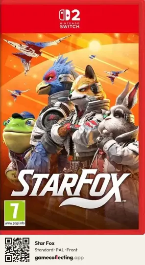 Star Fox Nintendo Switch 2, PAL box front