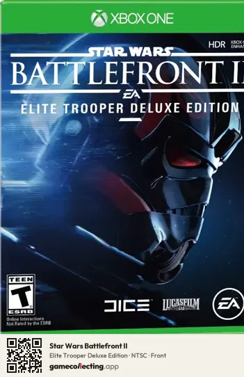 Star Wars Battlefront II Xbox One, NTSC box front