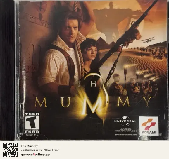 The Mummy Computer, NTSC box front