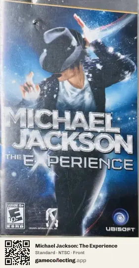 Michael Jackson: The Experience PlayStation Portable, NTSC box front