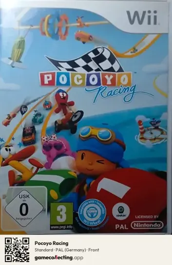 Pocoyo Racing Nintendo Wii, Germany box front
